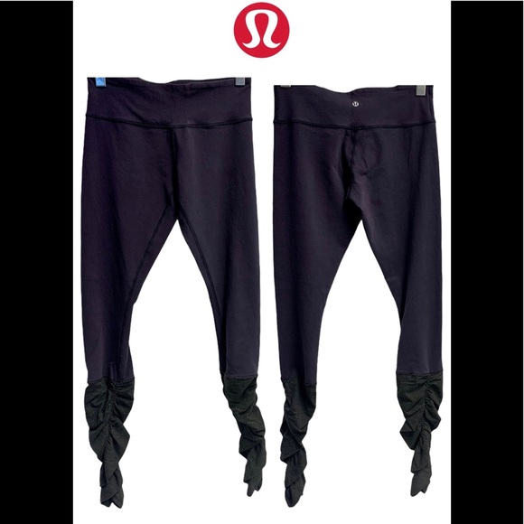Lululemon dark purpleish gray leggings size 6